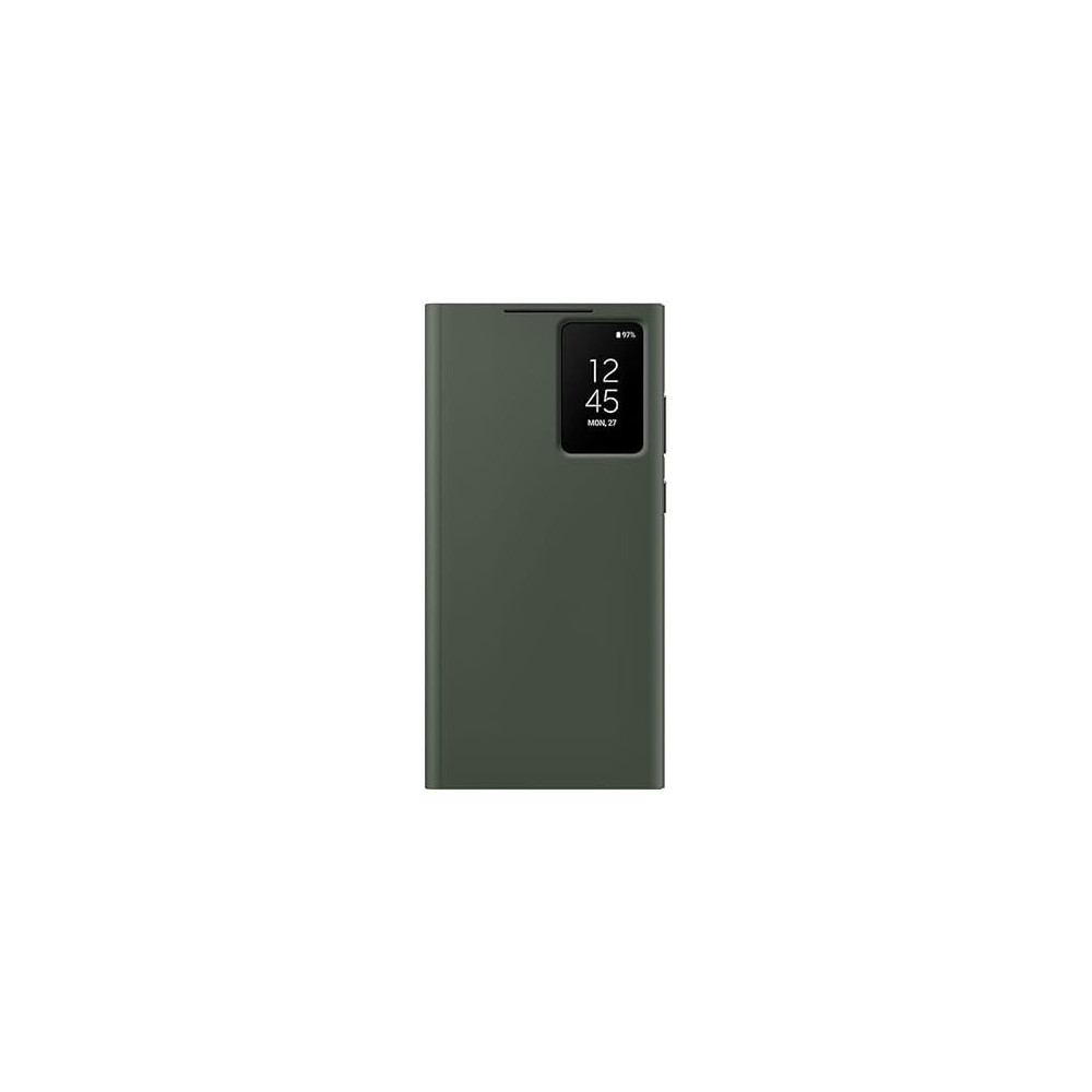 Samsung Galaxy S23 Ultra Smart View Wallet Case, Dark Green, EF-ZS918CVEGWW
