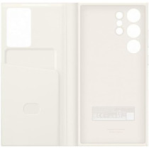 Samsung Galaxy S23 Ultra Smart View Wallet Case, Cream, EF-ZS918CVEGWW