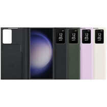 Samsung Galaxy S23 Ultra Smart View Wallet Case Black, Lavender, EF-ZS918CBEGWW
