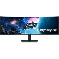 Samsung Odyssey G9 G9G95C 49 Inch, Dual QHD Gaming Monitor with 1ms Response Time and 240Hz Refresh Rate, 1000R Curved Screen, AMD FreeSync Premium Pro, Middle East Version, LS49CG954EMXUE, Black