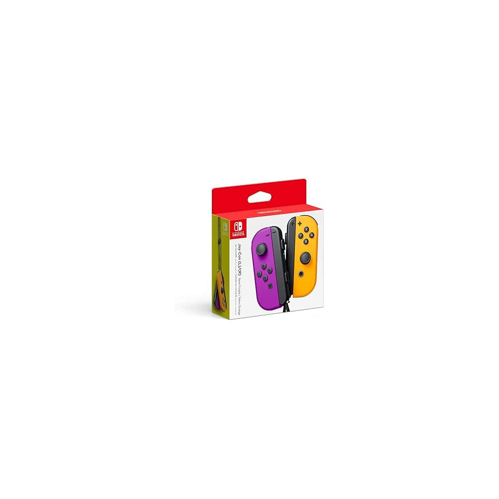 Nintendo Neon Purple/Neon Orange Joy Con (L-R)