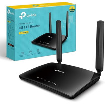 TP-Link 300 Mbps Wireless N 4G+Cat 4 LTE Router, 4G Network Micro SIM Slot Unlocked, With WAN Connection, No Configuration required, Parental Control, Easy Management, UK Plug, TL-MR6400