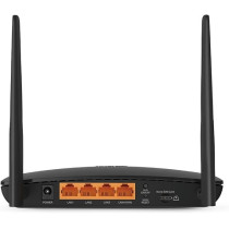 TP-Link 300 Mbps Wireless N 4G+Cat 4 LTE Router, 4G Network Micro SIM Slot Unlocked, With WAN Connection, No Configuration required, Parental Control, Easy Management, UK Plug, TL-MR6400