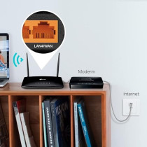 TP-Link 300 Mbps Wireless N 4G+Cat 4 LTE Router, 4G Network Micro SIM Slot Unlocked, With WAN Connection, No Configuration required, Parental Control, Easy Management, UK Plug, TL-MR6400