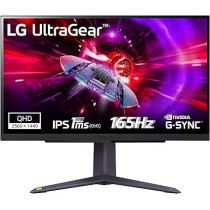 LG Electronics 27GR75Q-B Ultragear Gaming Monitor 68.5 cm (27 Inch), 2560 x 1.440, 16:9, WQHD 1440p, 99 Percentage sRGB, HDR10, 165 Hz, 1ms GtG, Black