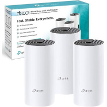 TP-Link Deco M4 Whole Home Mesh Wi-Fi System, Up to 4000 sq ft Coverage, Qualcomm CPU, Dual-Band AC1200 with Gigabit Ports, Compatible with Amazon Echo/Alexa, Parent Control, Pack of 3
