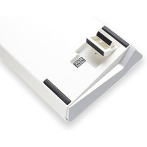 Ducky One 3 Classic White SF 65 Percentage Mechanical Keyboard with Blue Switches and RGB Lighting Compact, Durable, and Clicky Typing Experience