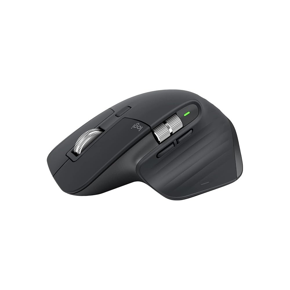 Logitech MX Master 3S - Wireless Performance Mouse with Ultra-fast Scrolling, Ergo, 8K DPI, Track on Glass, Quiet Clicks, USB-C, Bluetooth, Windows, Linux, Chrome, Graphite