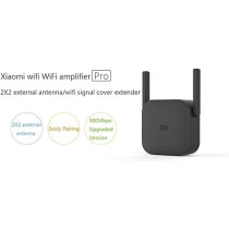 Xiaomi Global Version Mijia Wifi Repeater Pro 300M Mi Amplifier Network Expander Router Power Extender 2 Antenna For Router Wi Fi Plug And Play, 0784848389892, Black