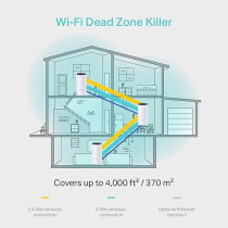 TP-Link Whole Home Mesh Wi-Fi System, Deco M4 AC1200 (3 Pack)