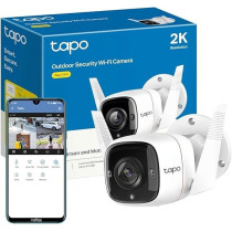 TP-Link Tapo Outdoor Security Camera/CCTV, Weatherproof Plus 2-way Audio And SD Storage (Tapo C310)