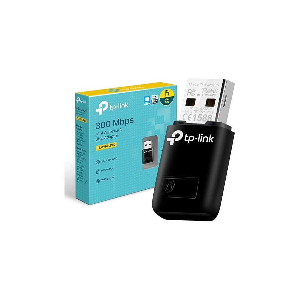 TP-LINK TL-WN823N 300 Mbps Mini Wireless N Adapter