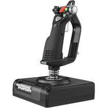 Logitech G Saitek X52 Flight Control System, Controller And Joystick Simulator, Lcd Display, Double Suspension, Illuminated Buttons, 2Xusb, Pc, Black
