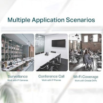 TP-Link 5-Port Gigabit Desktop PoE Switch With 4-Port PoE Plus, 65 W For All PoE Ports, Metal Casing, Plug And Play, Ideal For IP Surveillance And Access Point (TL-SG1005P)