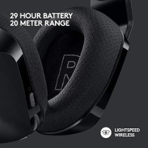 Logitech G733 Lightspeed Wireless Gaming Headset With Suspension Headband, Lightsync RGB, Blue Voice Mic Technology And PRO-G Audio Divers, Black