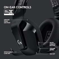 Logitech G733 Lightspeed Wireless Gaming Headset With Suspension Headband, Lightsync RGB, Blue Voice Mic Technology And PRO-G Audio Divers, Black