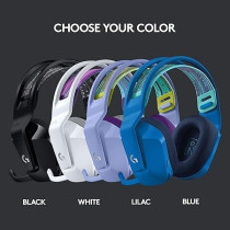 Logitech G733 Lightspeed Wireless Gaming Headset With Suspension Headband, Lightsync RGB, Blue Voice Mic Technology And PRO-G Audio Divers, Black