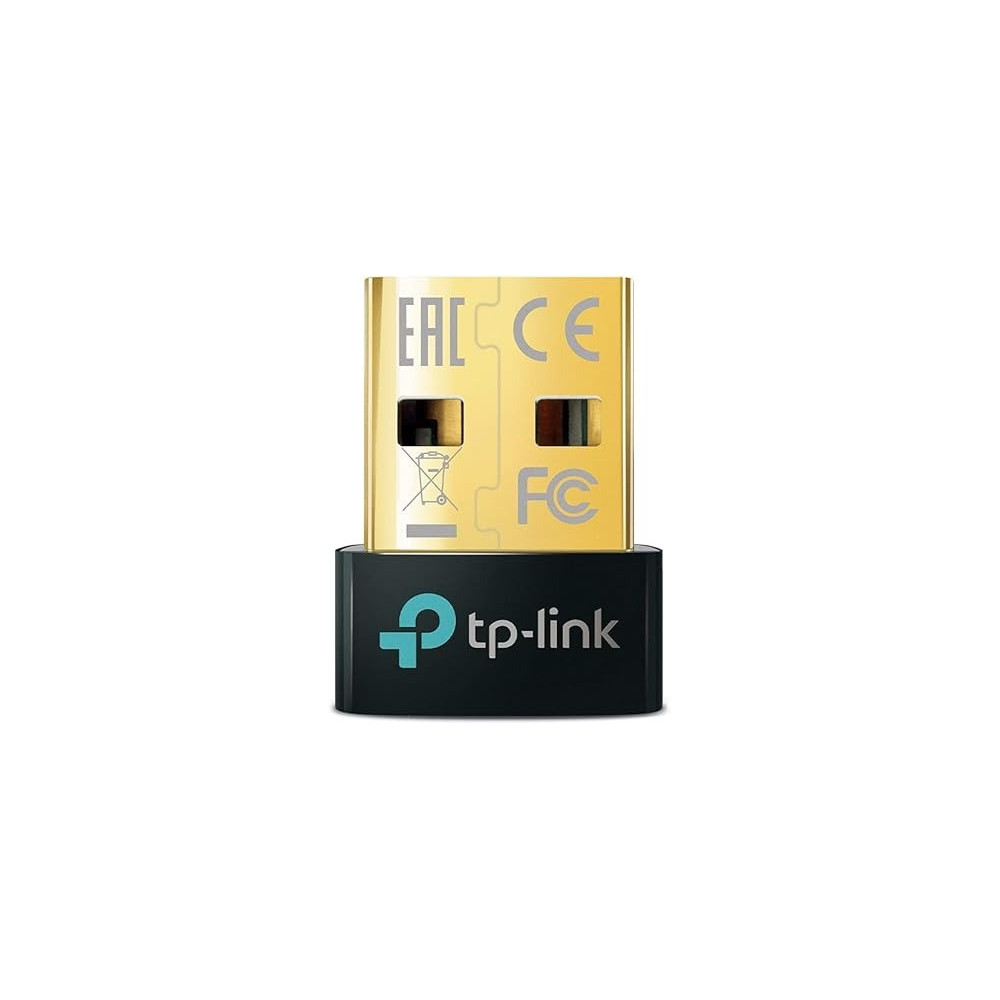 TP-Link USB Bluetooth Adapter For PC, 5.0 Bluetooth Dongle Receiver (UB500) SUpports Windows 10/8.1/7 For Desktop, Laptop, Mouse, Keyboard, Printers, Headsets, Speakers, PS4/ Xbox Controllers