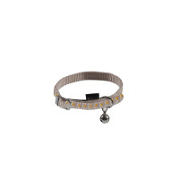 Bobby Geisha Collar For Cats, Taupe Colour