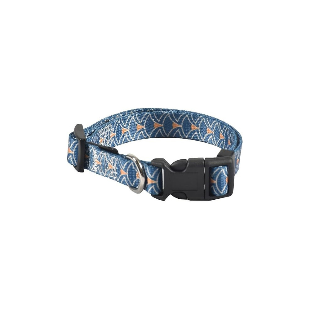 Bobby Geisha Collar For Cats, Blue Colour, Large