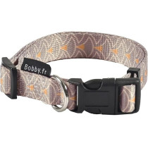 Bobby Geisha Collar For Cats, Taupe Colour, Medium