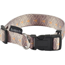 Bobby Geisha Collar For Cats, Taupe Colour, Small