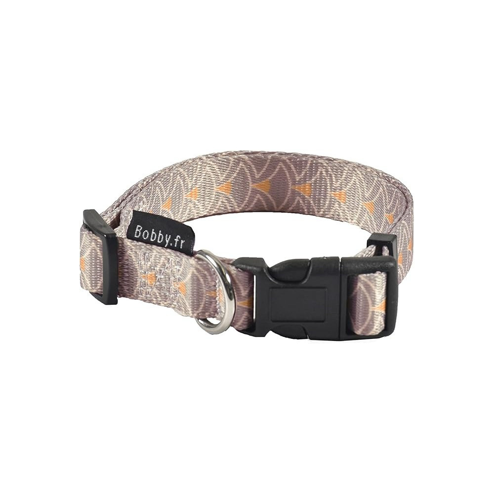 Bobby Geisha Collar For Cats, Taupe Colour, Small