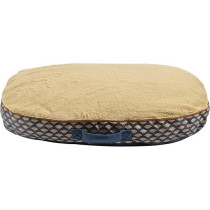Bobby Geisha Cushion For Pet, Blue Colour, Medium