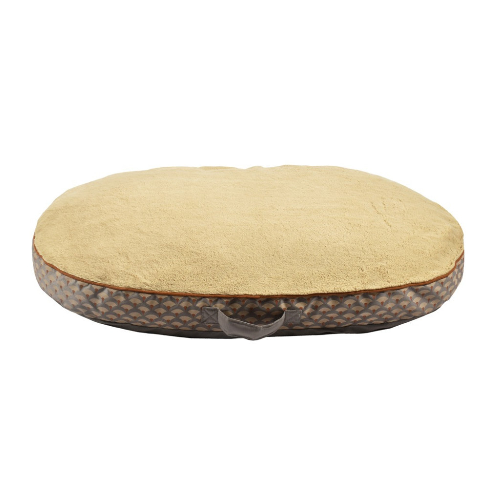 Bobby Geisha Cushion For Pet, Taupe Colour, Large