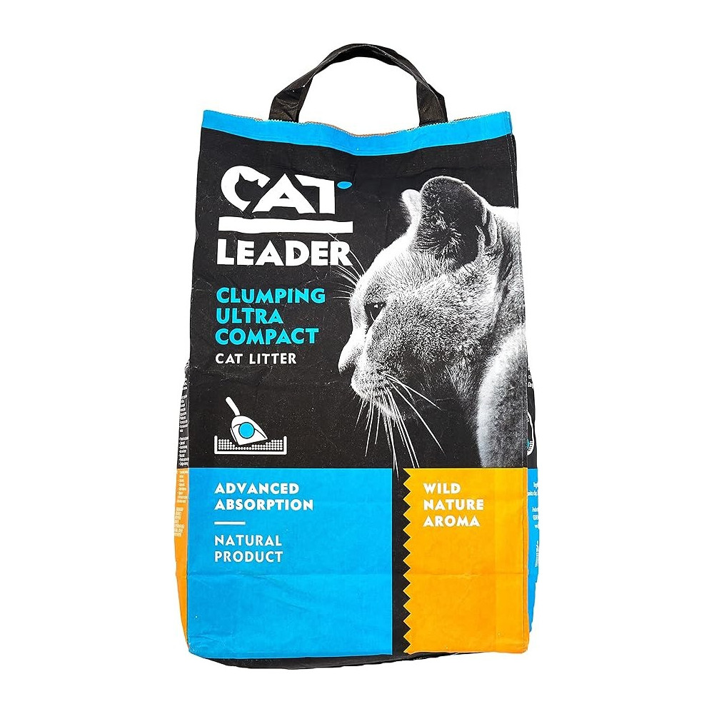 Geohellas Cat Leader Clumping Ultra Compact Cat Litter With Wild Nature Aroma, 5 Kg