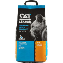 Geohellas Cat Leader Clumping Ultra Compact Litter With Wild Nature Aroma, 10 Kg