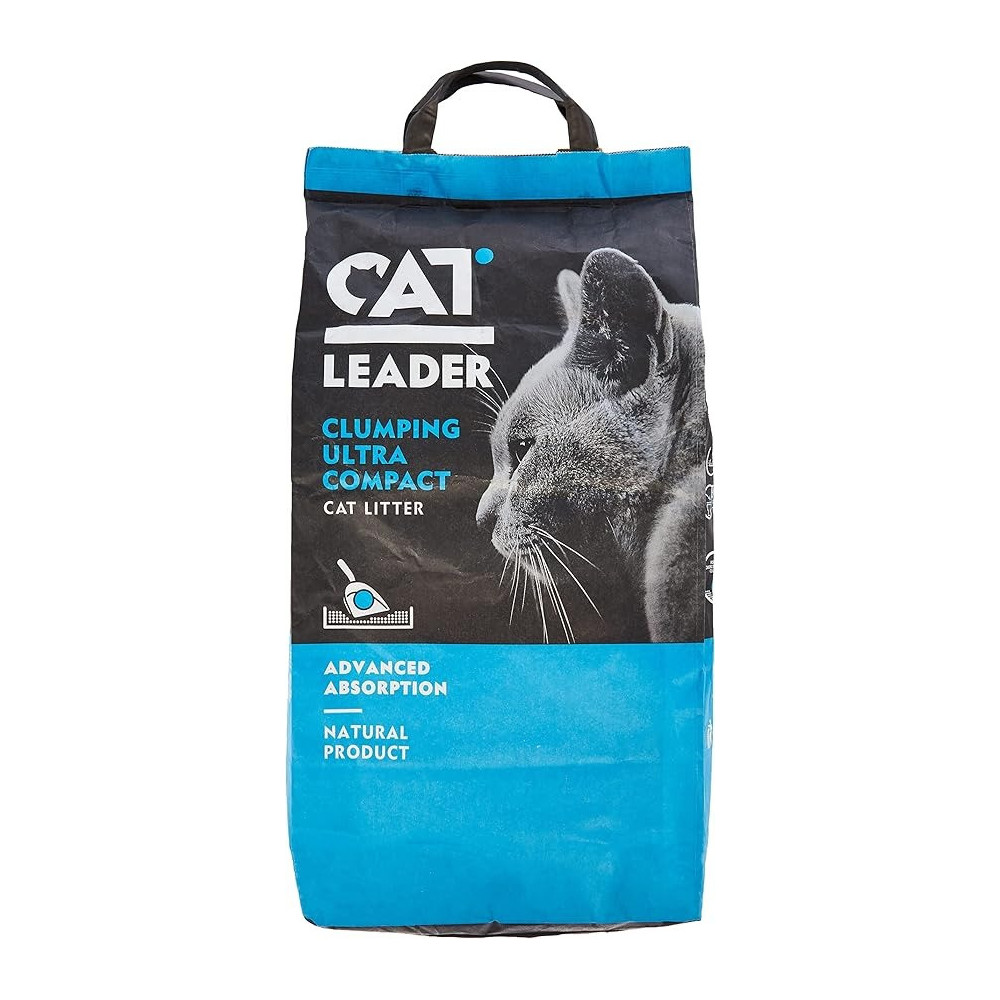 Geohellas Cat Leader Clumping Ultra Compact Cat Litter, 10 Kg