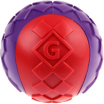 Gigwi Squeaker Ball For Dogs, Red/Purple, Small
