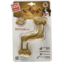 Gigwi Nylon Bone Dog Chew Toy, Large, Brown