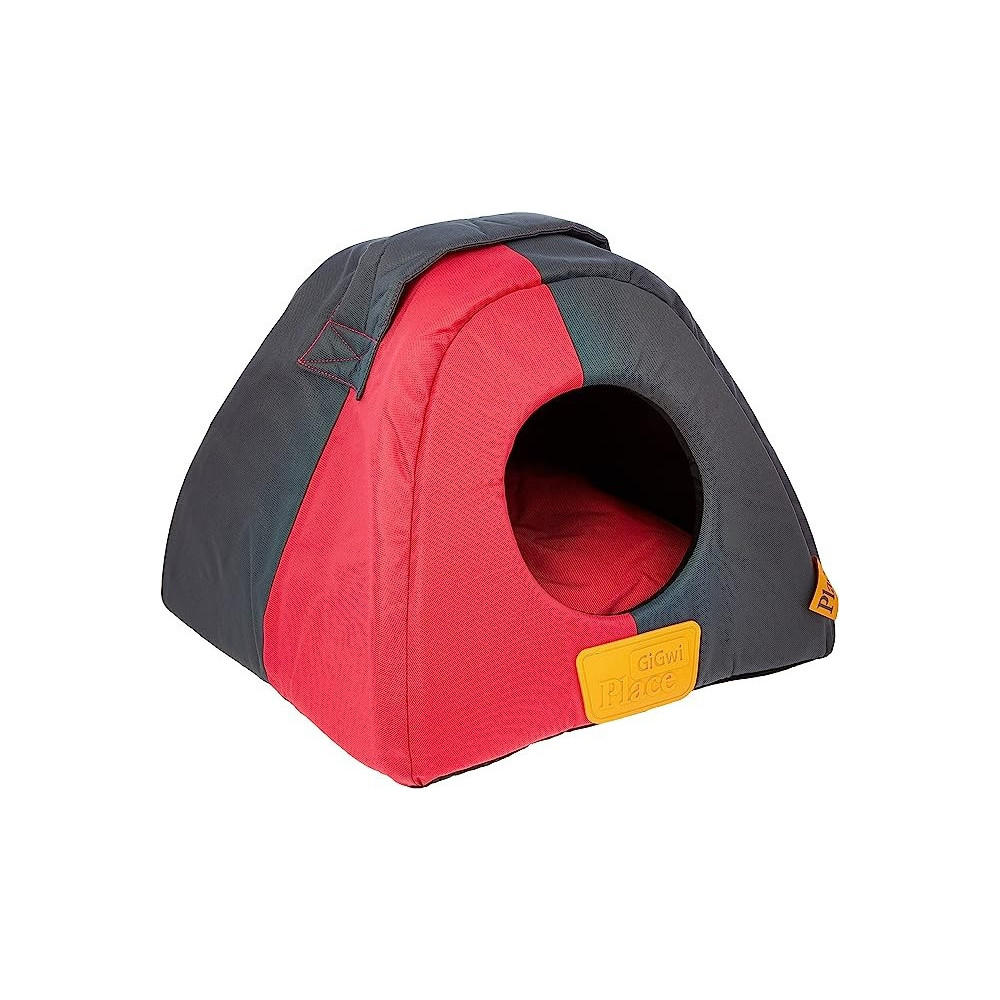 Gigwi Place Pet House Canvas, Red Colour, Small
