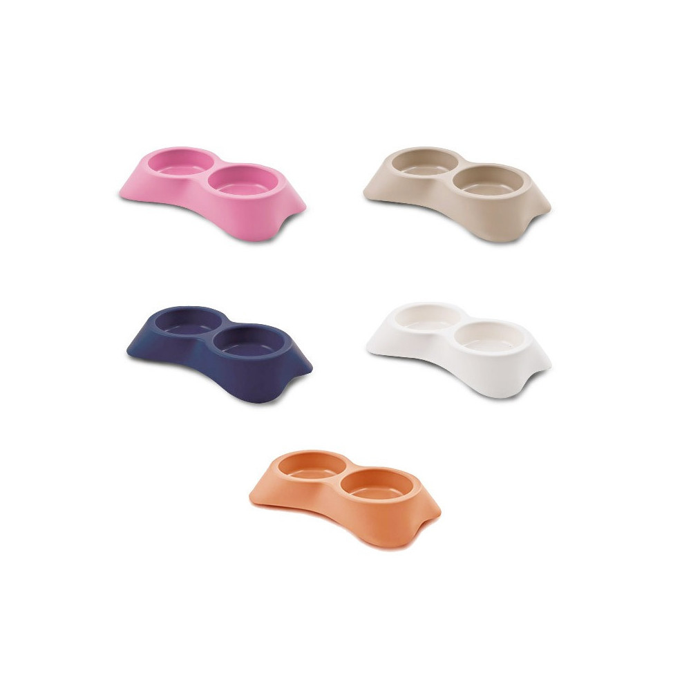 Mp Burgoma Nuvola Food And Water Bowl Multi-Colour