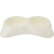 Mp Burgoma Nuvola Food And Water Bowl, White