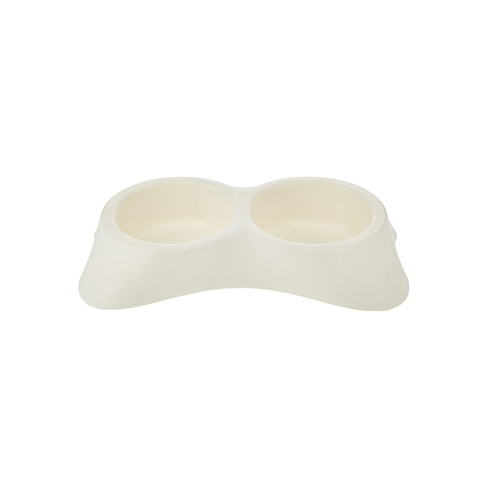 Mp Burgoma Nuvola Food And Water Bowl, White