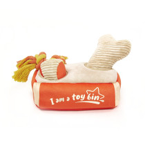 FOFOS Hide And Seek Plush Rope Dog Toy, Multicolour