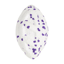 FOFOS Rugby Ball Fetch Dog Toy, White/Purple