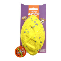 FOFOS Rugby Ball Fetch Dog Toy, Yellow
