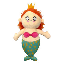 FOFOS Sealife Mermaid Dog Toy, Multicolour