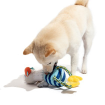 FOFOS Sealife Sea Mew Dog Toy, Multicolour