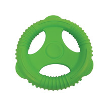 M-PETS Air Toss Wheel Dog Toy, Green