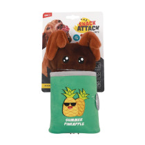 M-PETS Angel Snack Attack Dog Toy, Brown