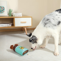 M-PETS Angel Snack Attack Dog Toy, Brown