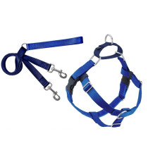 2 Hounds Design Freedom No-Pull Dog Harness With Leash, Royal Blue/Medium 5/8 Inch