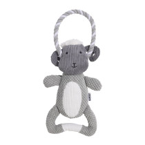 M-PETS Chewtopia Sheep Dog Toy, Grey/White