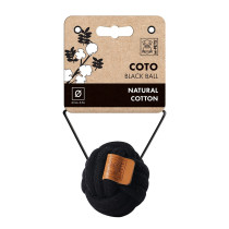 M-PETS Coto Black Ball Eco Friendly Dog Toy, Small