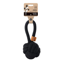 M-PETS Coto Black Loop Ball Eco Friendly Dog Toy, Large